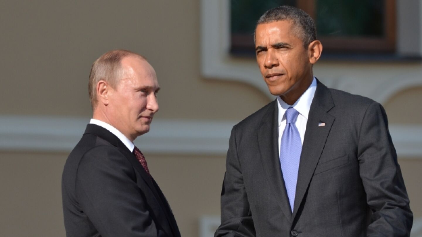 Vladimir Putin y Barack Obama