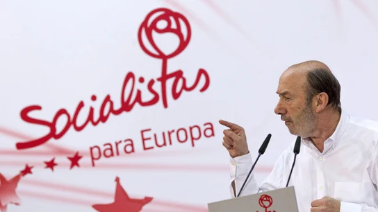 Alfredo Rubalcaba, en un acto del PSOE Alfredo Rubalcaba, en un acto del PSOE