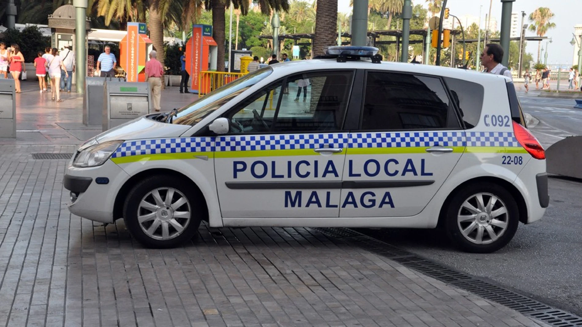 Coche patrulla de la Policía Local de Málaga