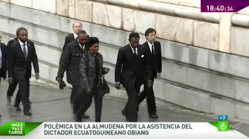 El dictador Obiang llega a la Almudena