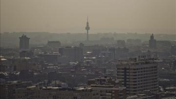 Vista de Madrid con contaminación