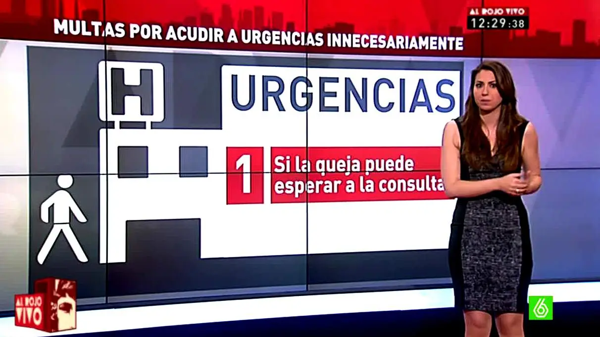 Inés García analiza las multas por ir a urgencias Inés García analiza las multas por ir a urgencias