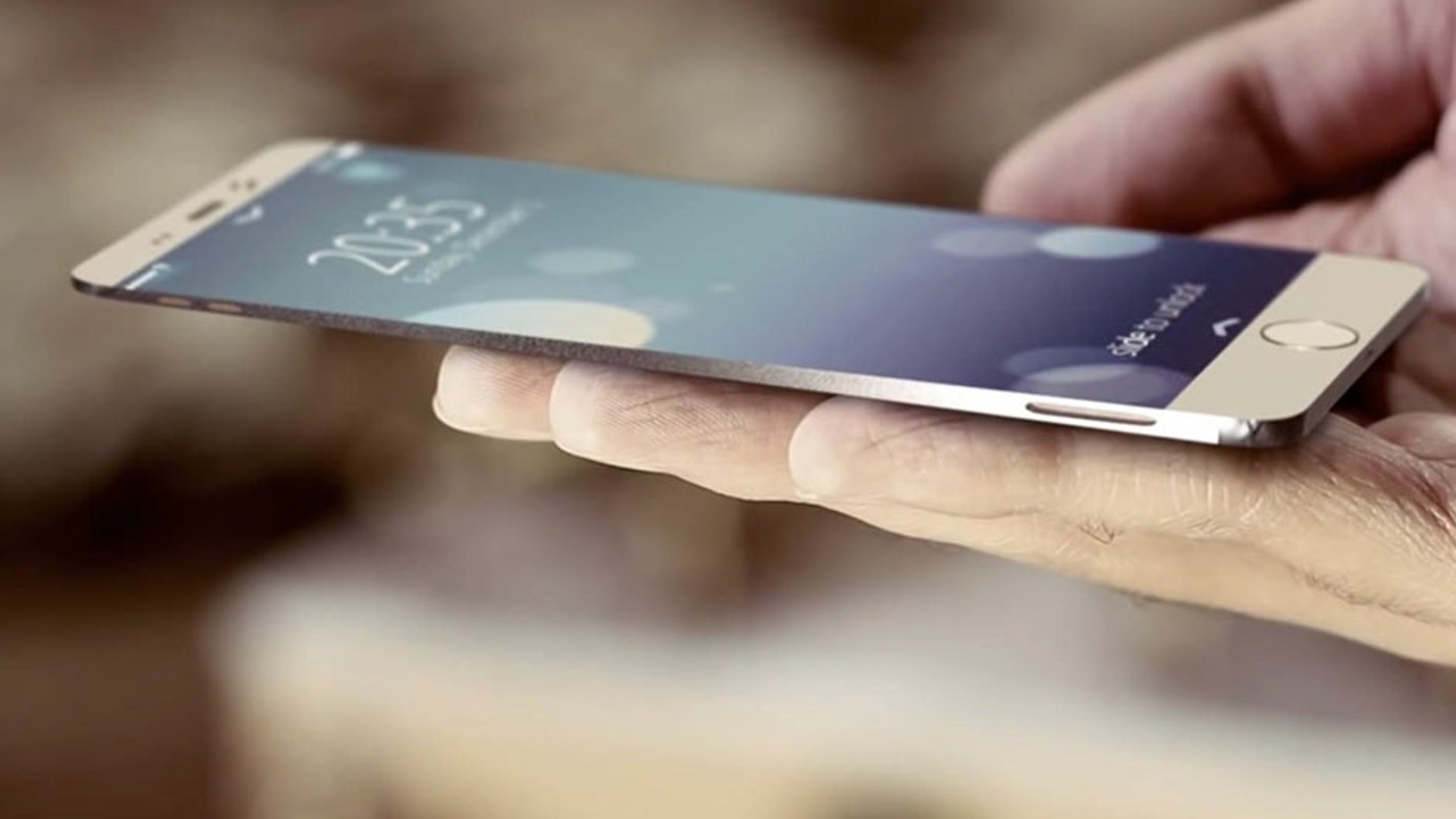 Diseño conceptual de un usuario de cómo sería un iPhone 6