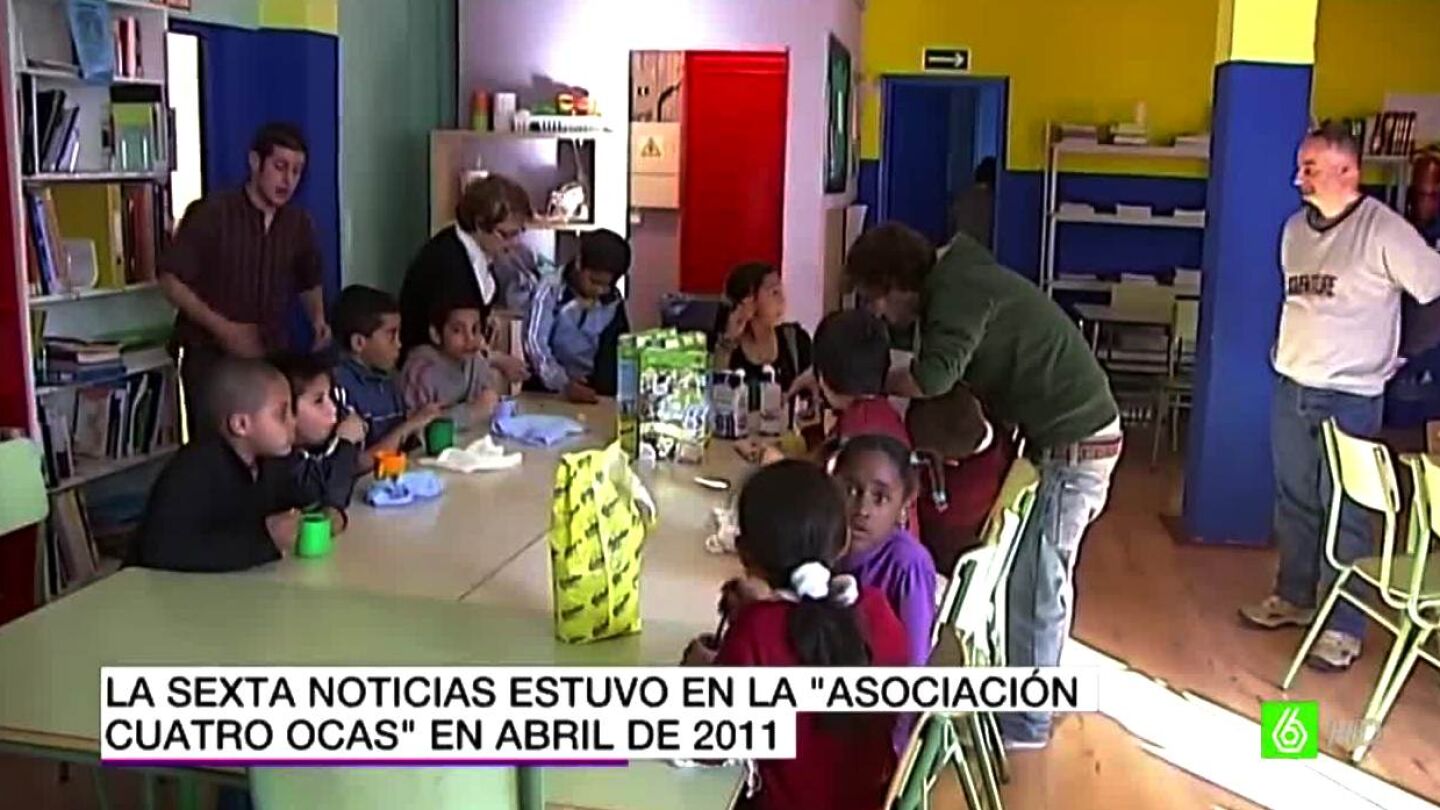 Ni&ntilde;os de la asociaci&oacute;n 'Cuatro Ocas'