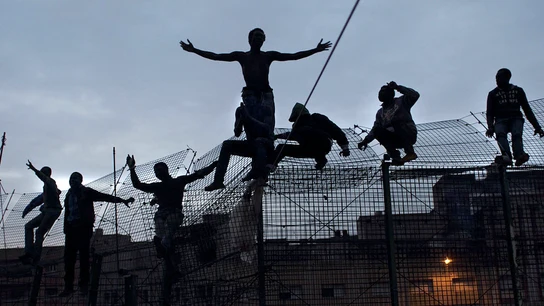 Salto a la valla de Melilla Salto a la valla de Melilla