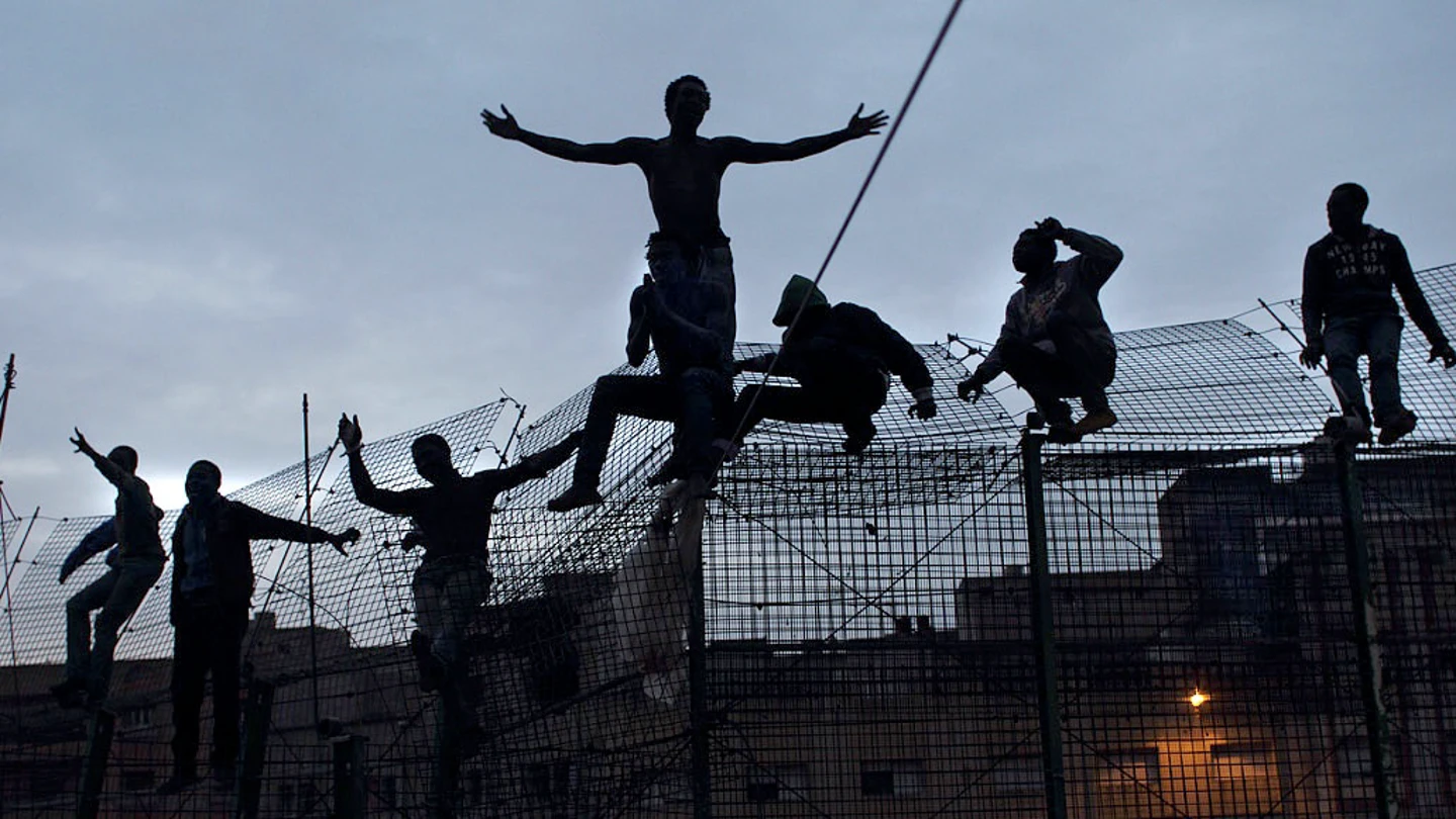 Salto a la valla de Melilla Salto a la valla de Melilla