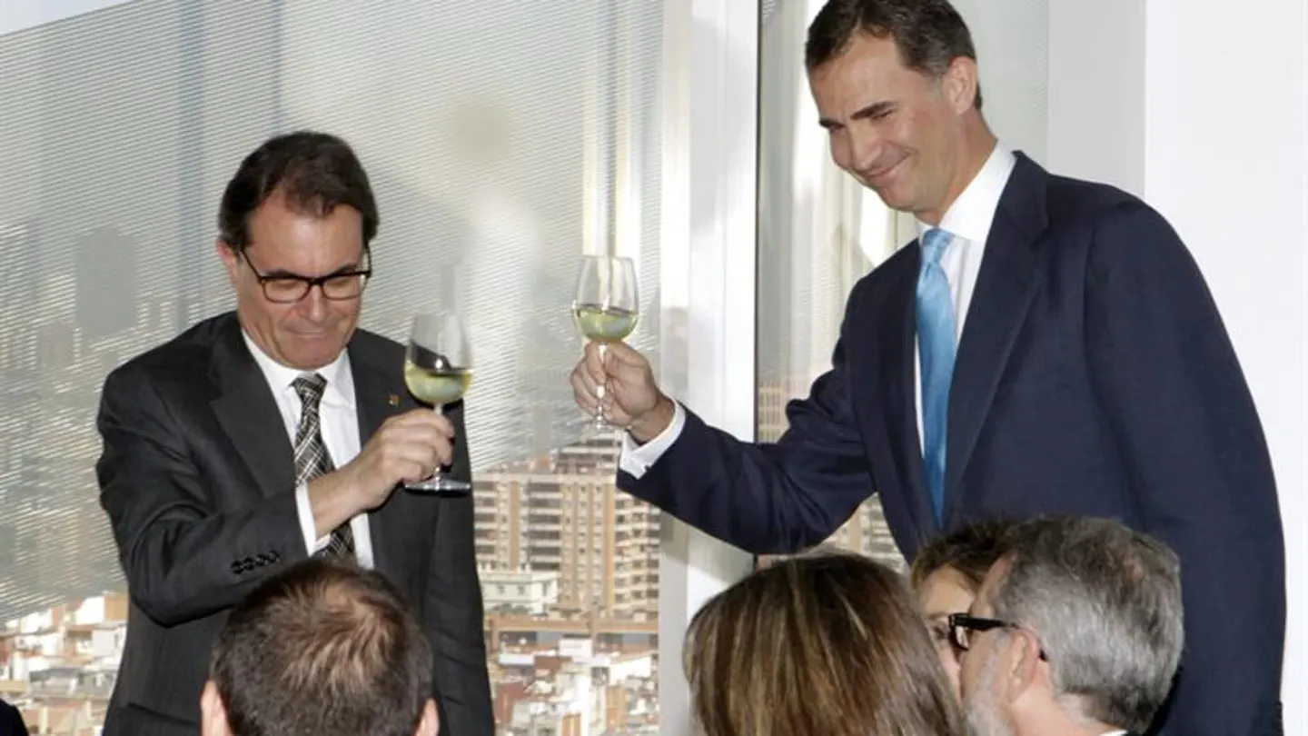 Artur Mas y el Príncipe Felipe Artur Mas y el Príncipe Felipe
