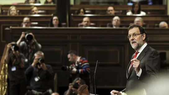 El presidente del Gobierno, Mariano Rajoy, interviene en el Congreso El presidente del Gobierno, Mariano Rajoy, interviene en el Congreso