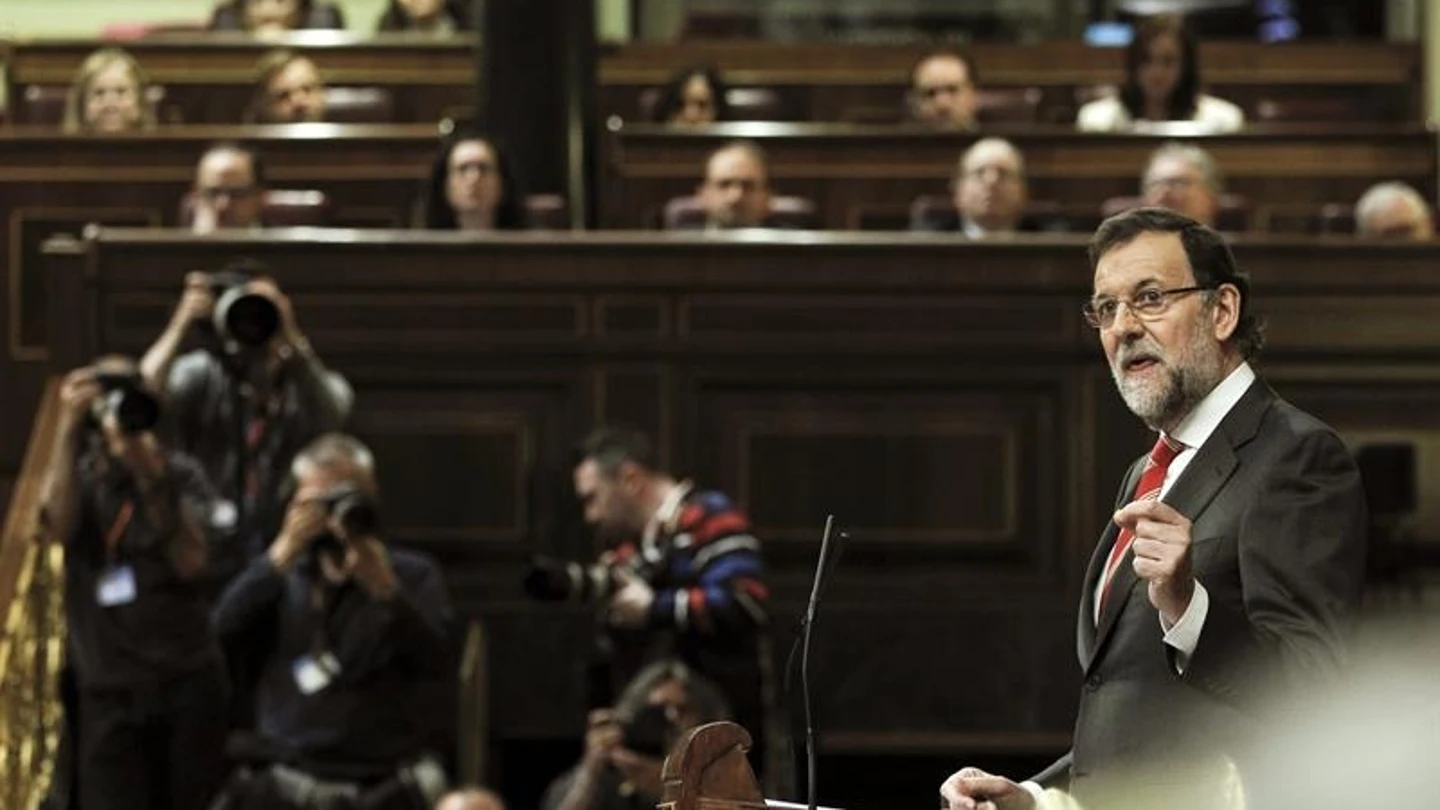 El presidente del Gobierno, Mariano Rajoy, interviene en el Congreso El presidente del Gobierno, Mariano Rajoy, interviene en el Congreso