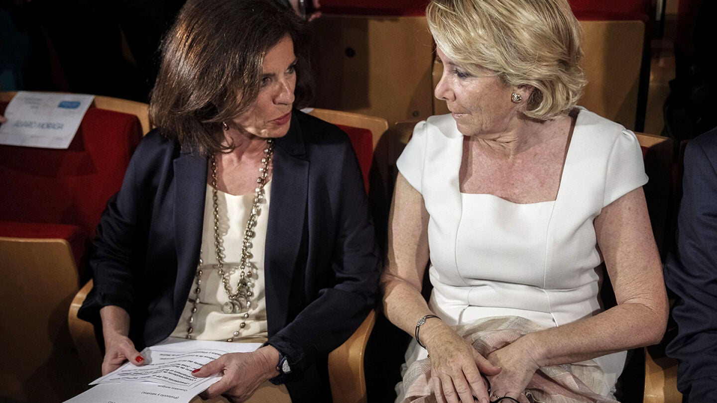 Aparente cordialidad entre Aguirre y Botella tras el incidente de tr&aacute;fico
