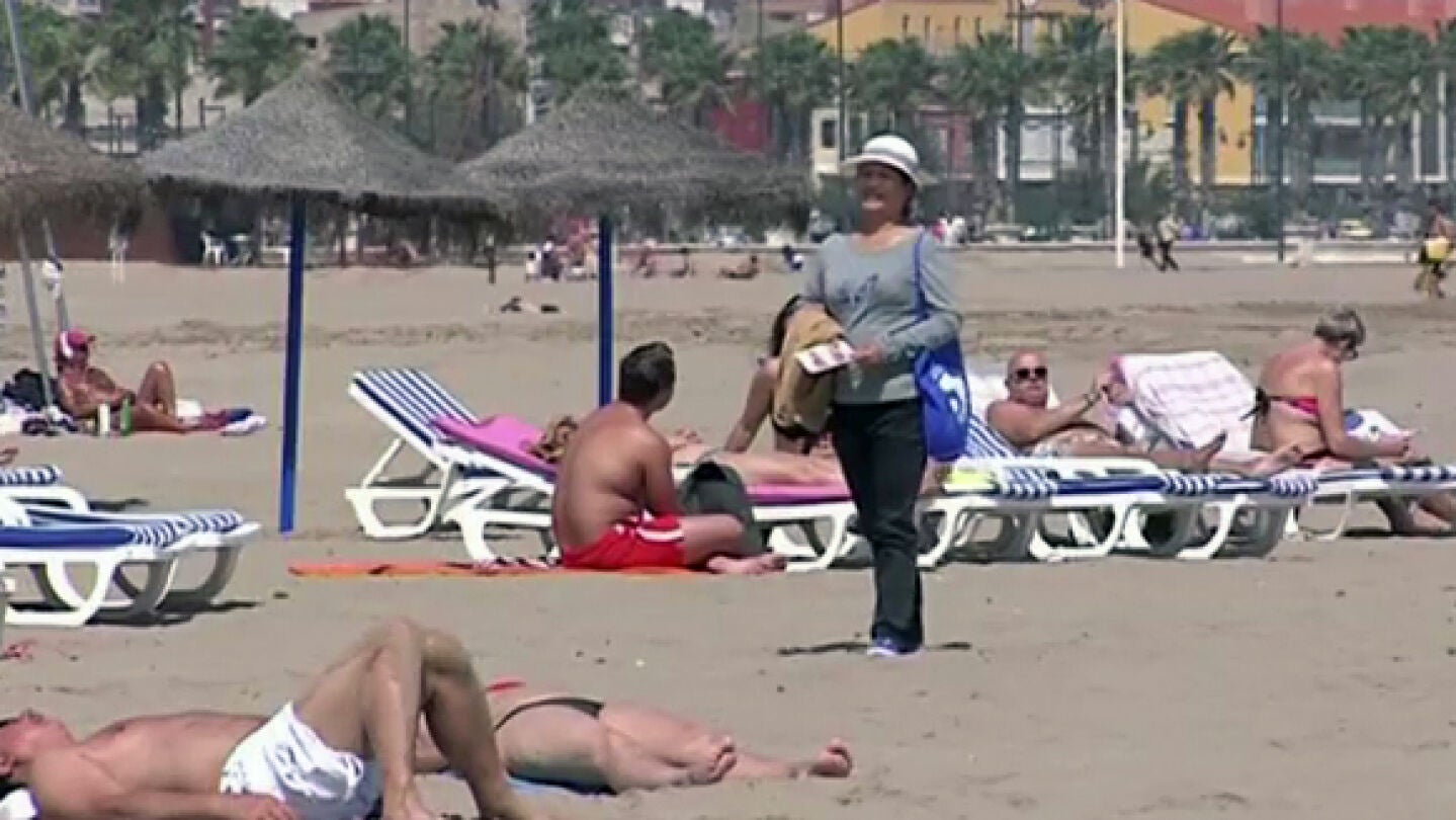 El d&iacute;a m&aacute;s caluroso de 2014 deja temperaturas superiores a 20 grados en toda la Pen&iacute;nsula