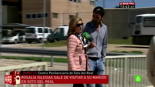 Rosalía Iglesias habla con Pedro Gómez Rosalía Iglesias habla con Pedro Gómez