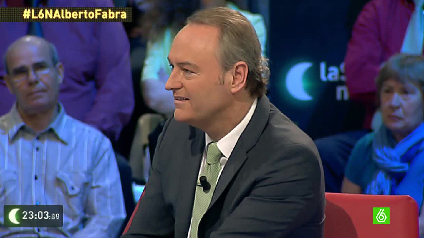 El presidente de la Comunidad Valenciana en laSexta noche