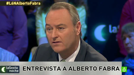 Alberto Fabra en laSexta noche Alberto Fabra en laSexta noche