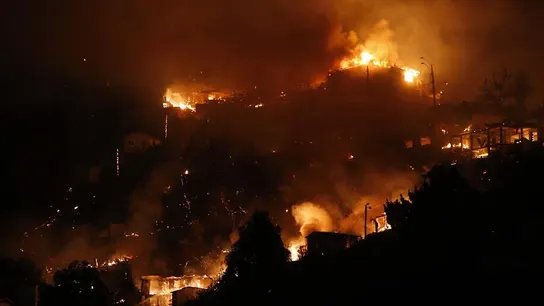 Incendio en Valparaíso Incendio en Valparaíso