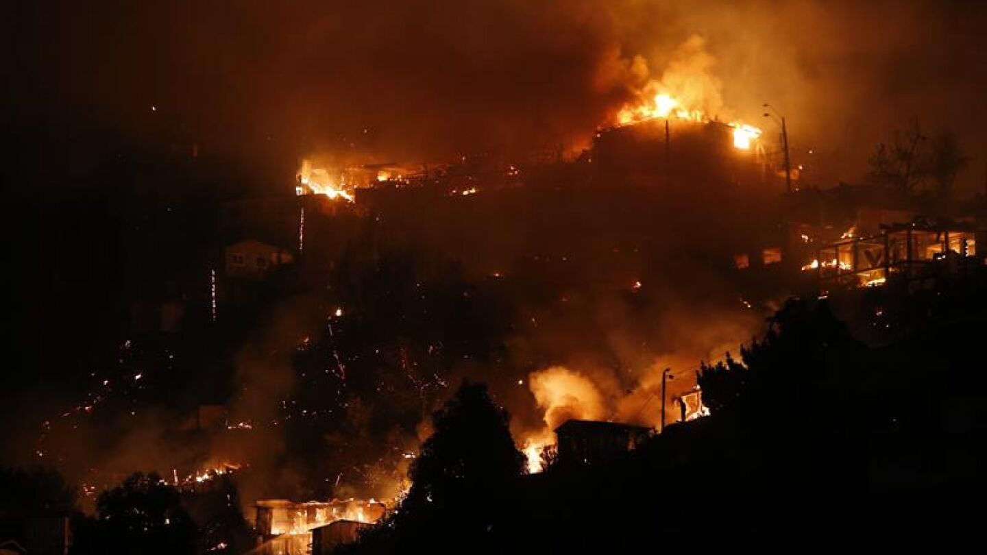 Incendio en Valpara&iacute;so