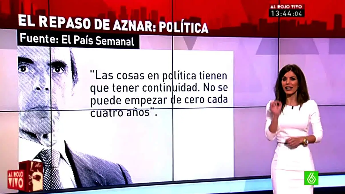 Lorena baeza analiza la entrevista de Aznar