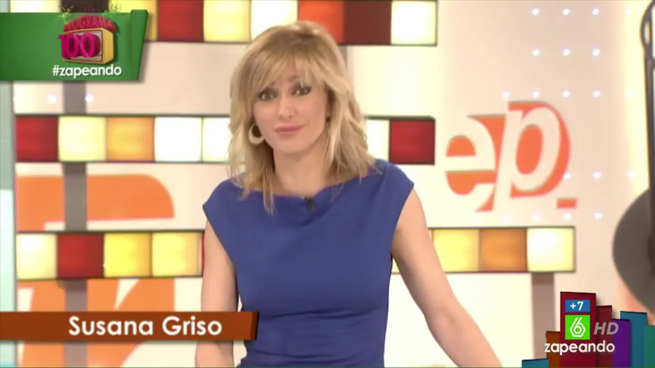 Susanna Griso felicita los 100 programas a Zapeando Susanna Griso felicita los 100 programas a Zapeando