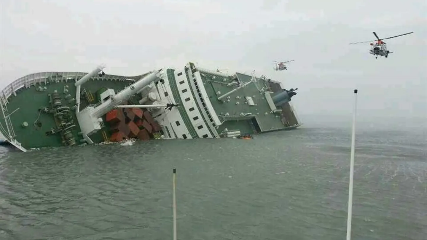 Buque hundido en Corea del Sur Buque hundido en Corea del Sur