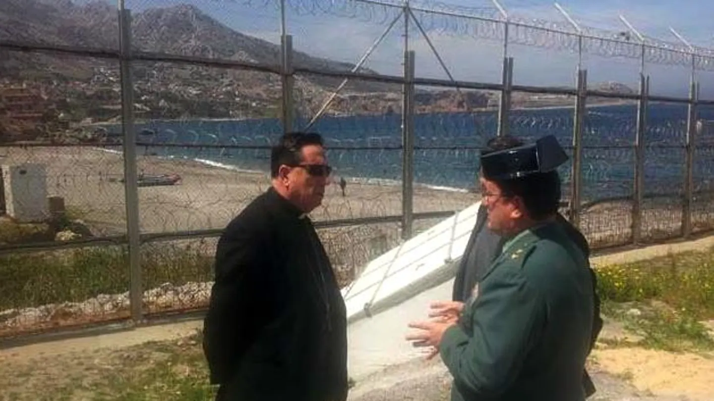 El arzobispo castrense en Ceuta El arzobispo castrense en Ceuta