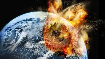 Recreación del impacto de un meteorito gigante