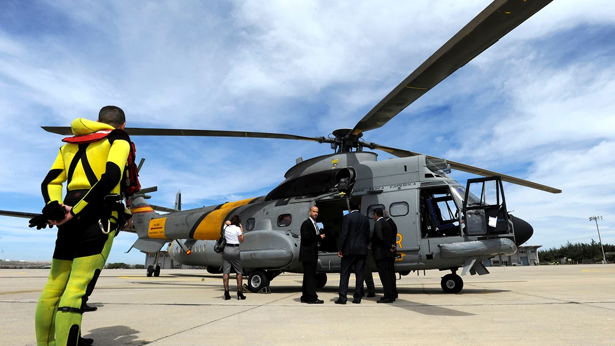 Helicóptero en Gran Canaria