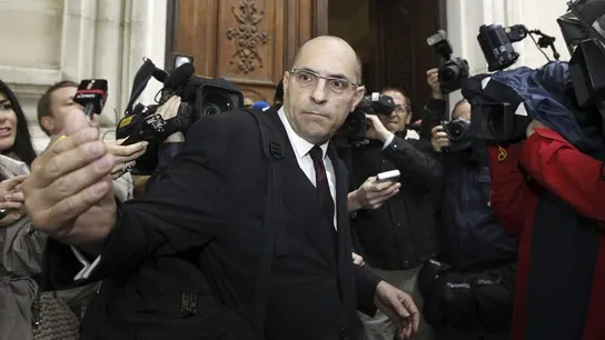 Elpidio Silva a su llegada al TSJM Elpidio Silva a su llegada al TSJM