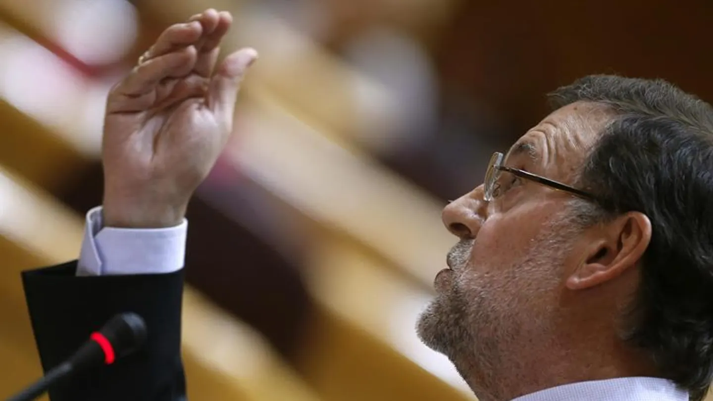 Mariano Rajoy, en el Senado Mariano Rajoy, en el Senado