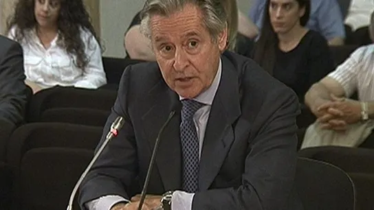 Miguel Blesa en el juicio contra Silva Miguel Blesa en el juicio contra Silva