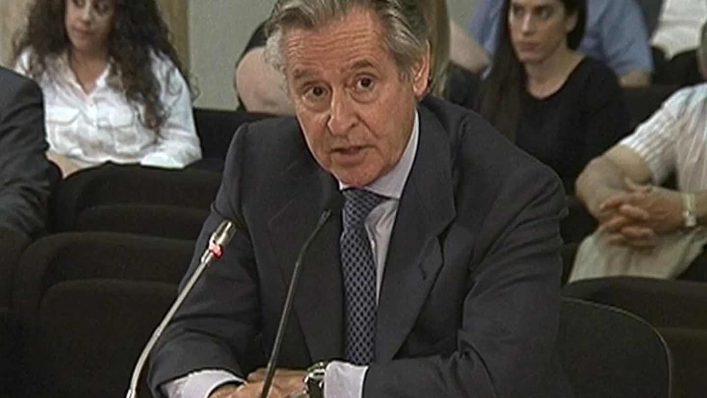 Miguel Blesa en el juicio contra Silva Miguel Blesa en el juicio contra Silva