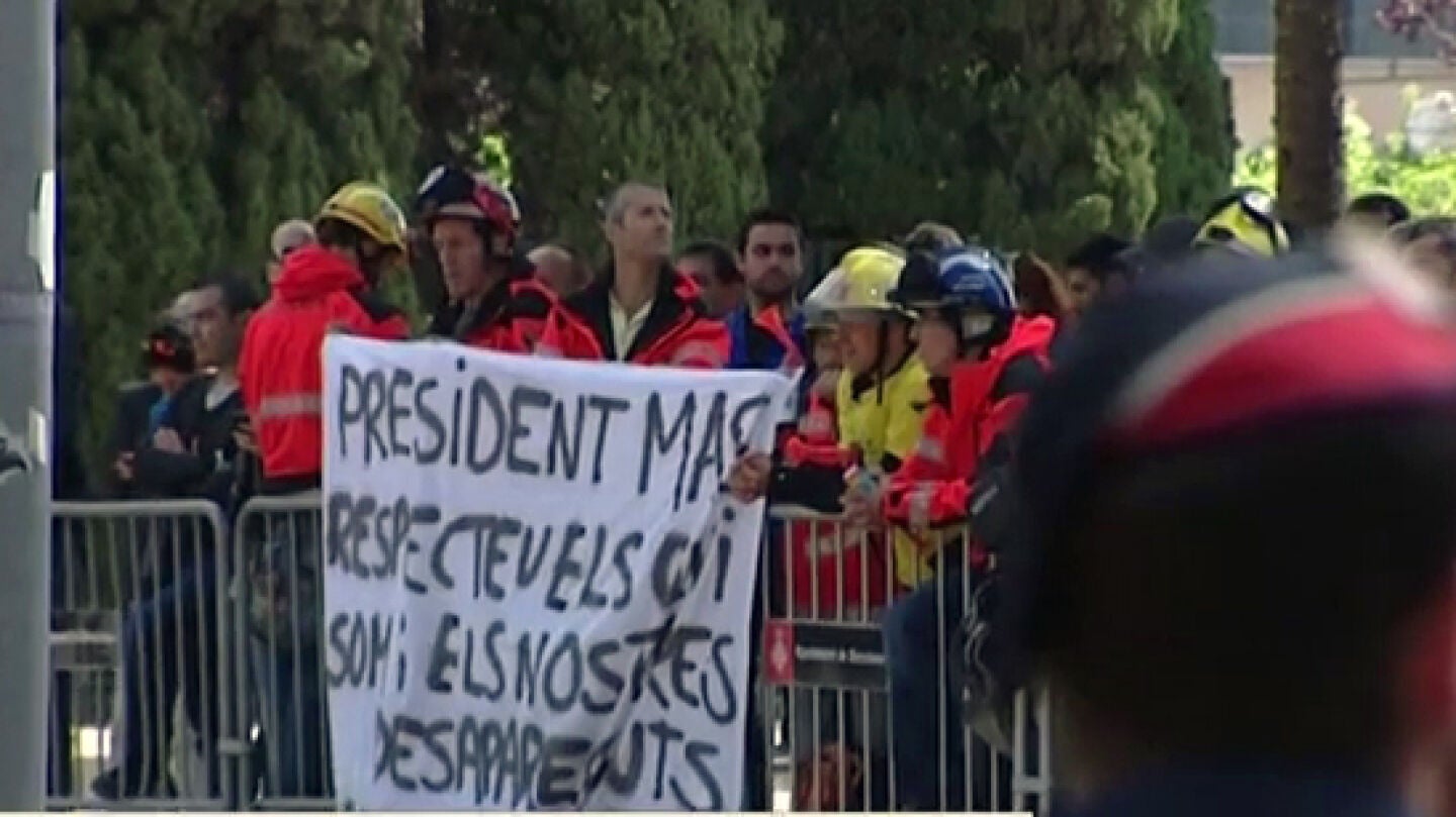 Los Mossos d'Esquadra abuchean a Artur Mas en un acto p&uacute;blico