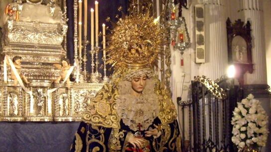 Imagen de archivo de una virgen
