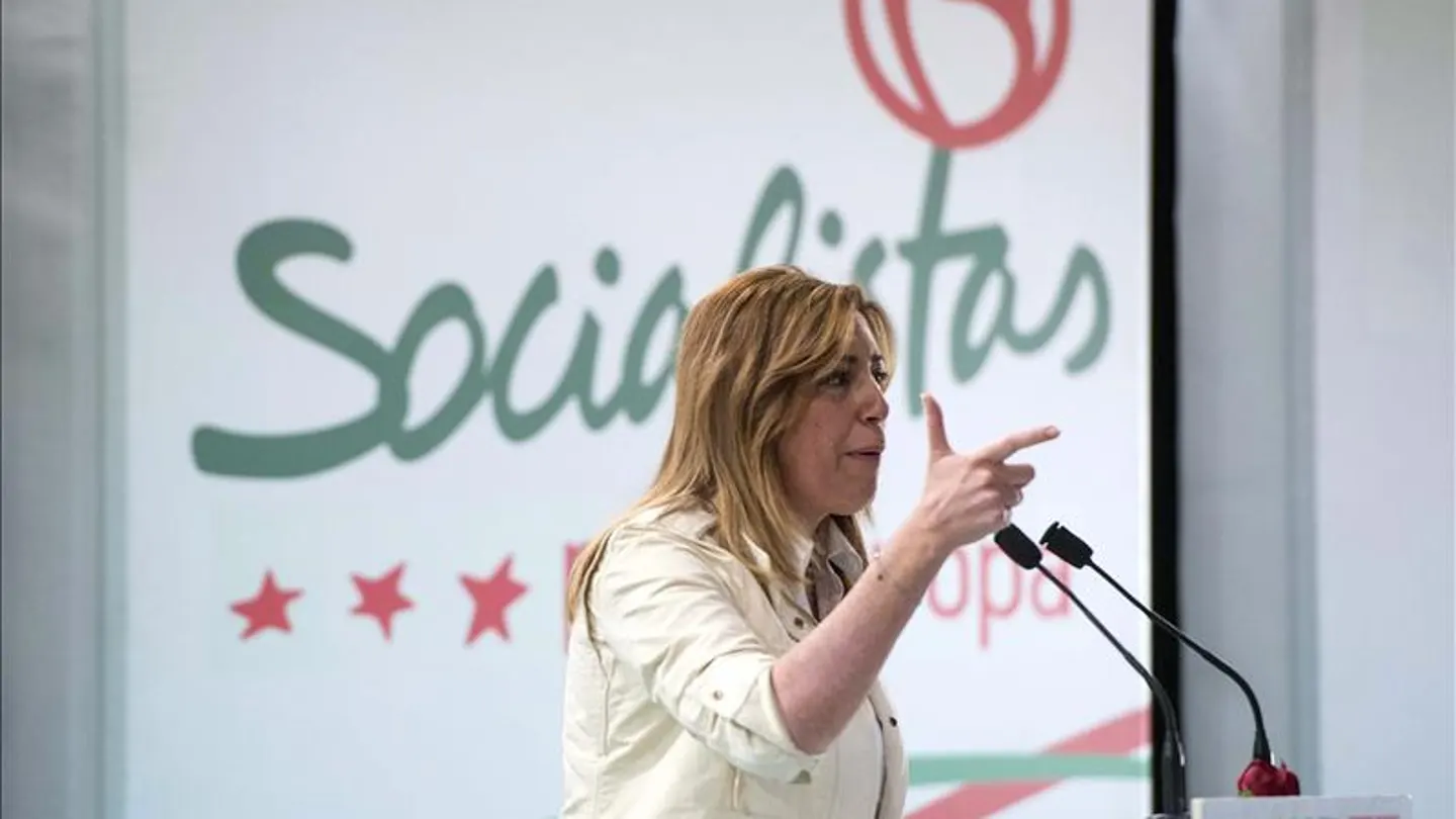 Susana Díaz durante un acto del PSOE Susana Díaz durante un acto del PSOE