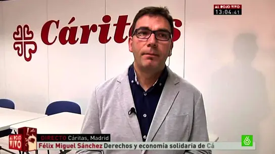 Félix Miguel Sánchez, de Cáritas Félix Miguel Sánchez, de Cáritas