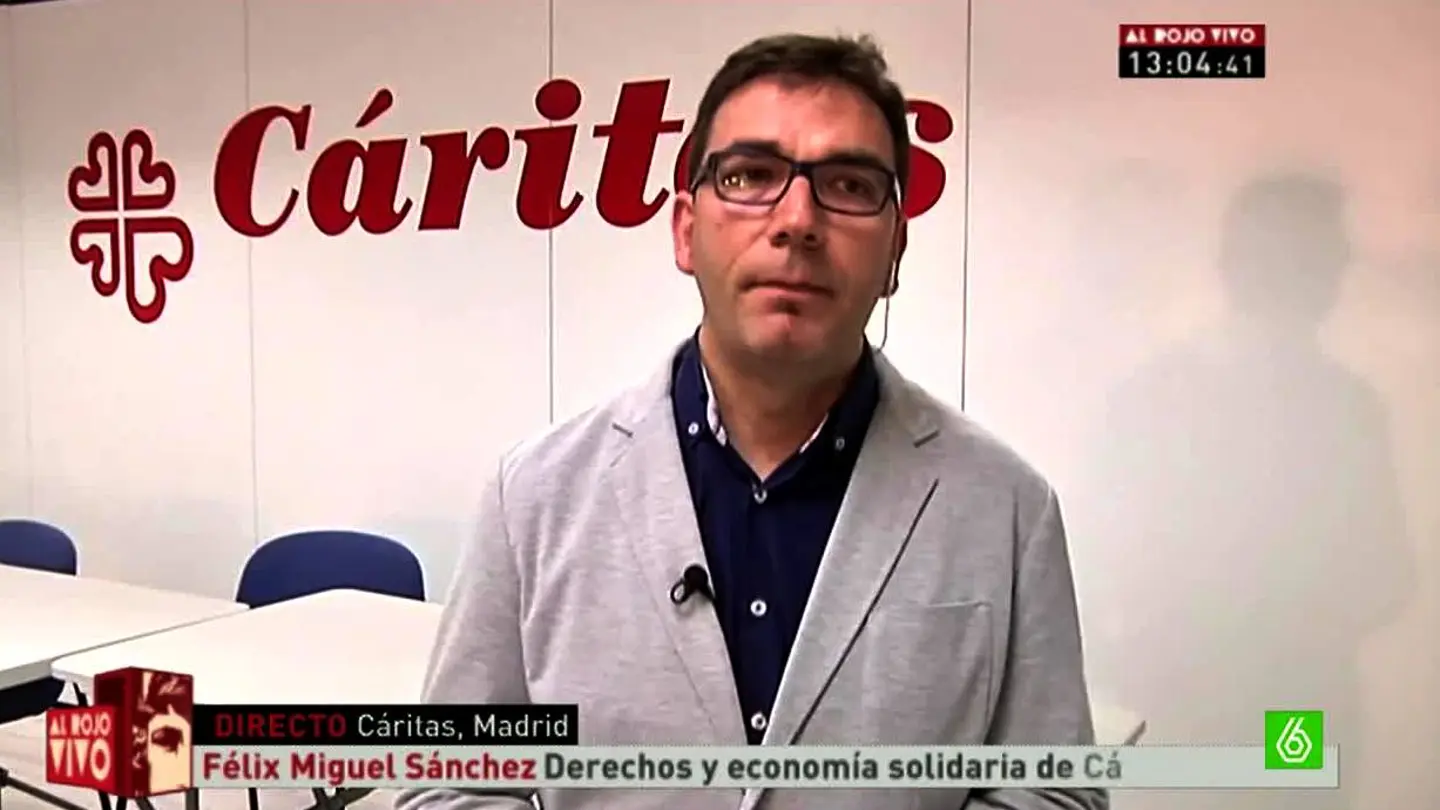 Félix Miguel Sánchez, de Cáritas Félix Miguel Sánchez, de Cáritas