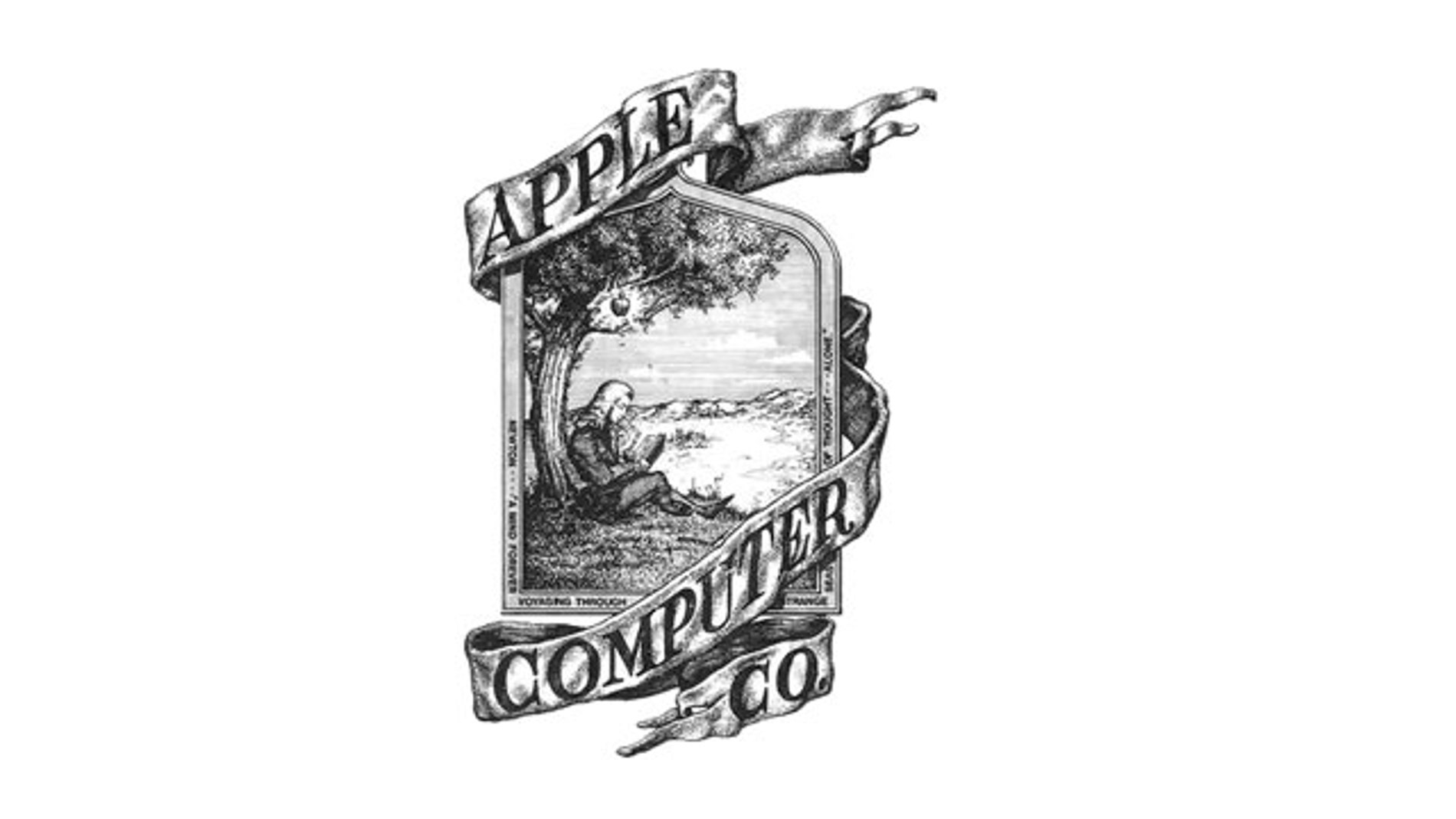 Primer logo de Apple