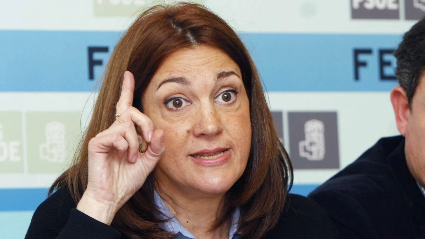Soraya Rodríguez durante una rueda de prensa en el Congreso Soraya Rodríguez durante una rueda de prensa en el Congreso