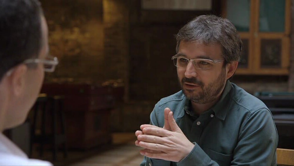 Jordi Évole charla con Jamil Chade