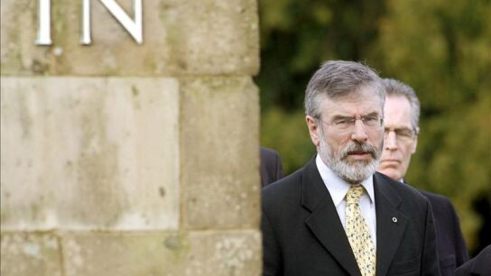 El l&iacute;der del Sinn Fein, Gerry Adams
