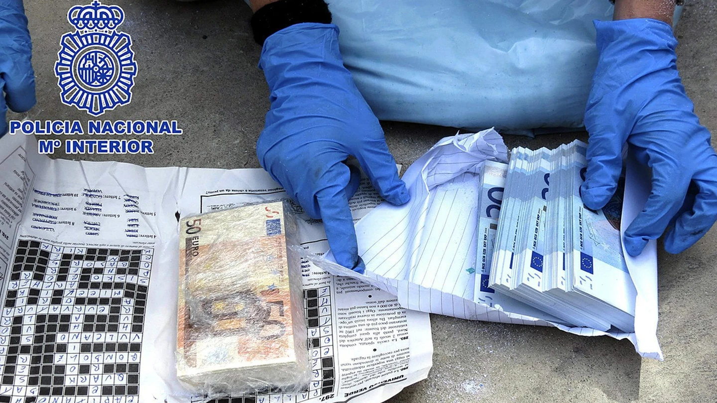 Imagen de los billetes incautados por la Policía Imagen de los billetes incautados por la Policía