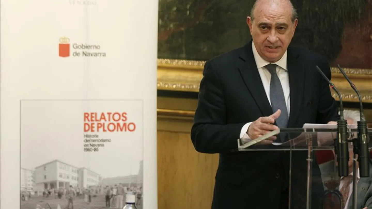 Jorge Fernández Díaz en la presentación de un libro en Navarra Jorge Fernández Díaz en la presentación de un libro en Navarra
