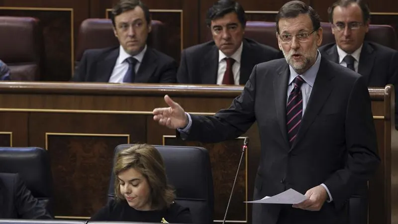 Rajoy en la sesión de control al Gobierno