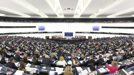 Sesión en el Parlamento Europeo Sesión en el Parlamento Europeo