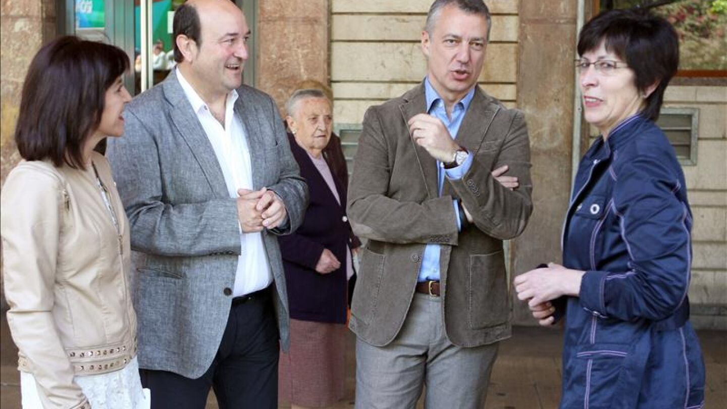  Urkullu dice que tiene "el mismo norte" que Mas y que s&oacute;lo reciben "portazos"