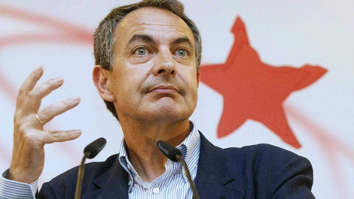 Zapatero, durante su intervención en la cena-mitin del PSOE Zapatero, durante su intervención en la cena-mitin del PSOE