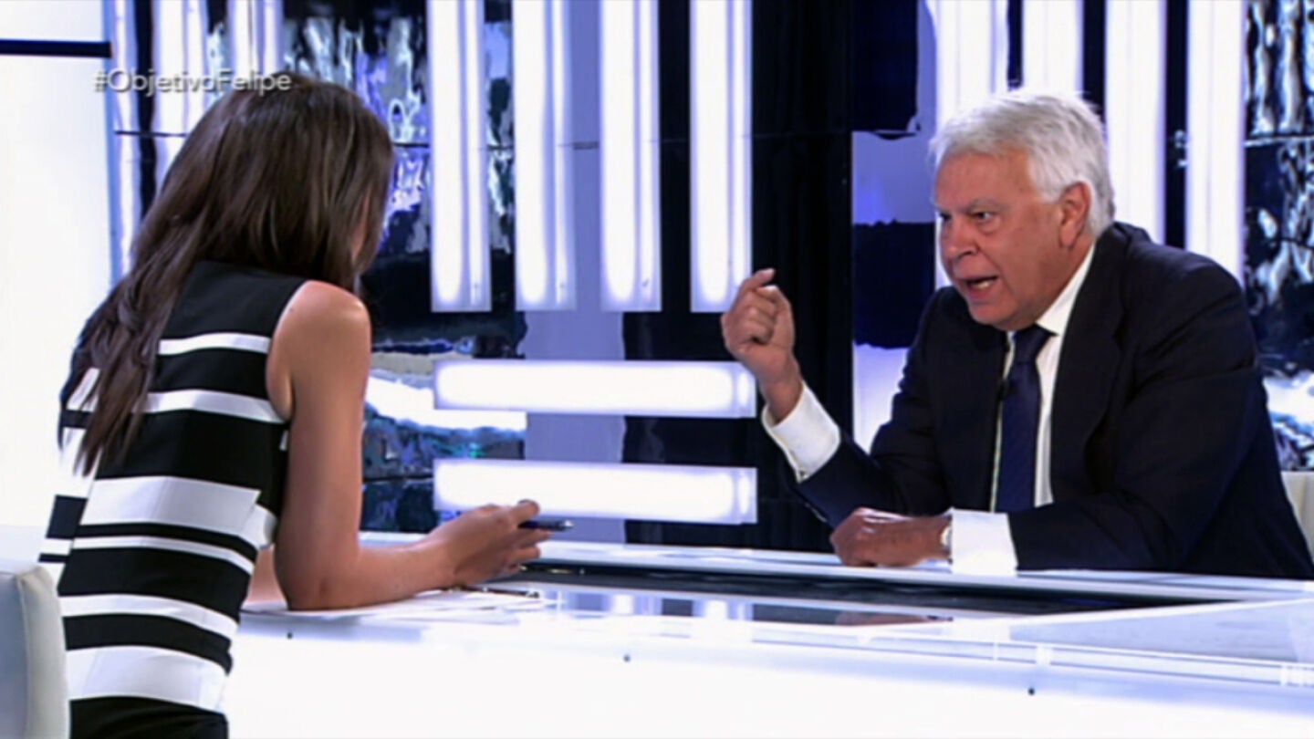 Felipe Gonz&aacute;lez y Ana Pastor, en 'El Objetivo'