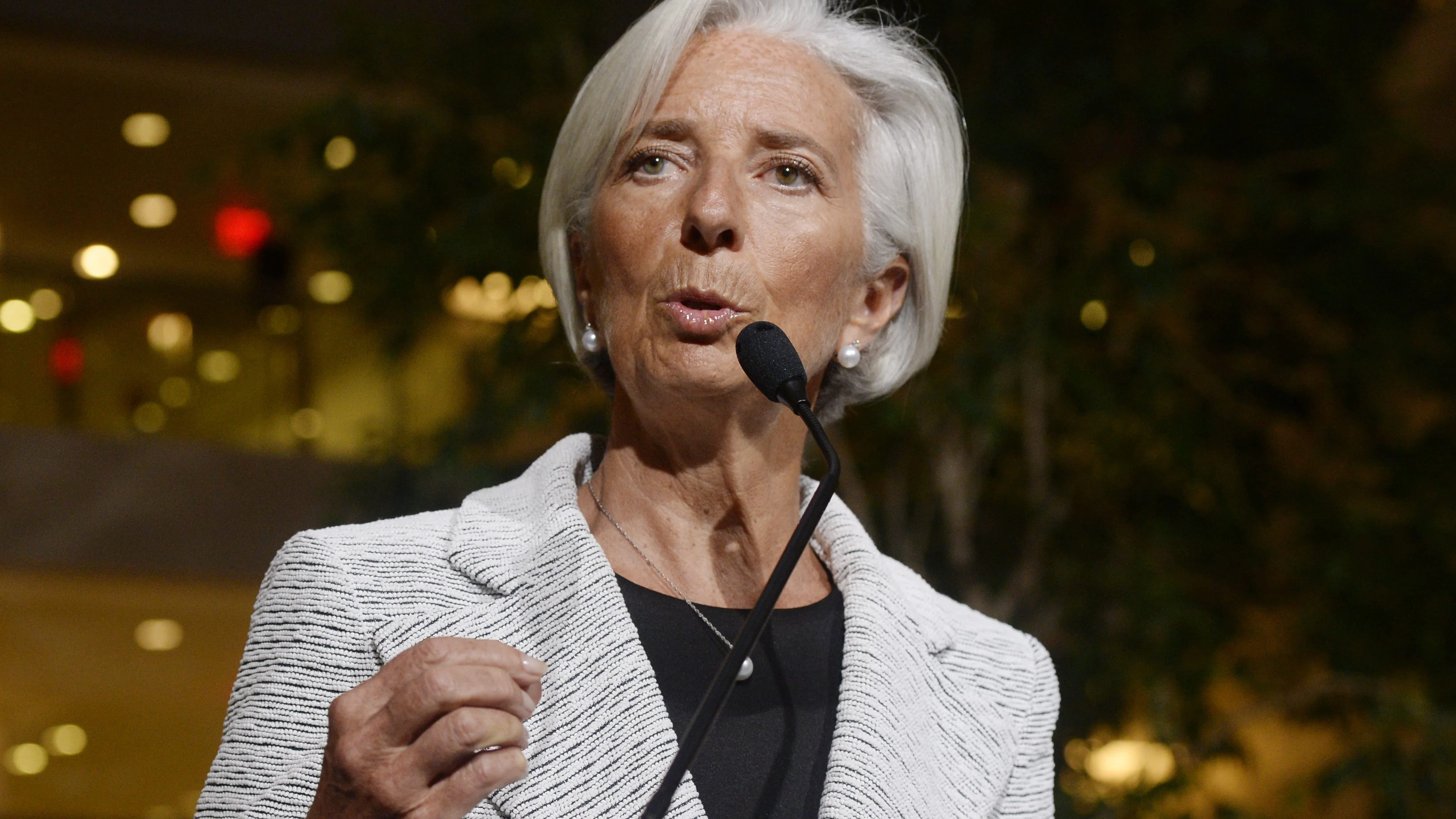 La directora del Fondo Monetario Internacional (FMI), Christine Lagarde