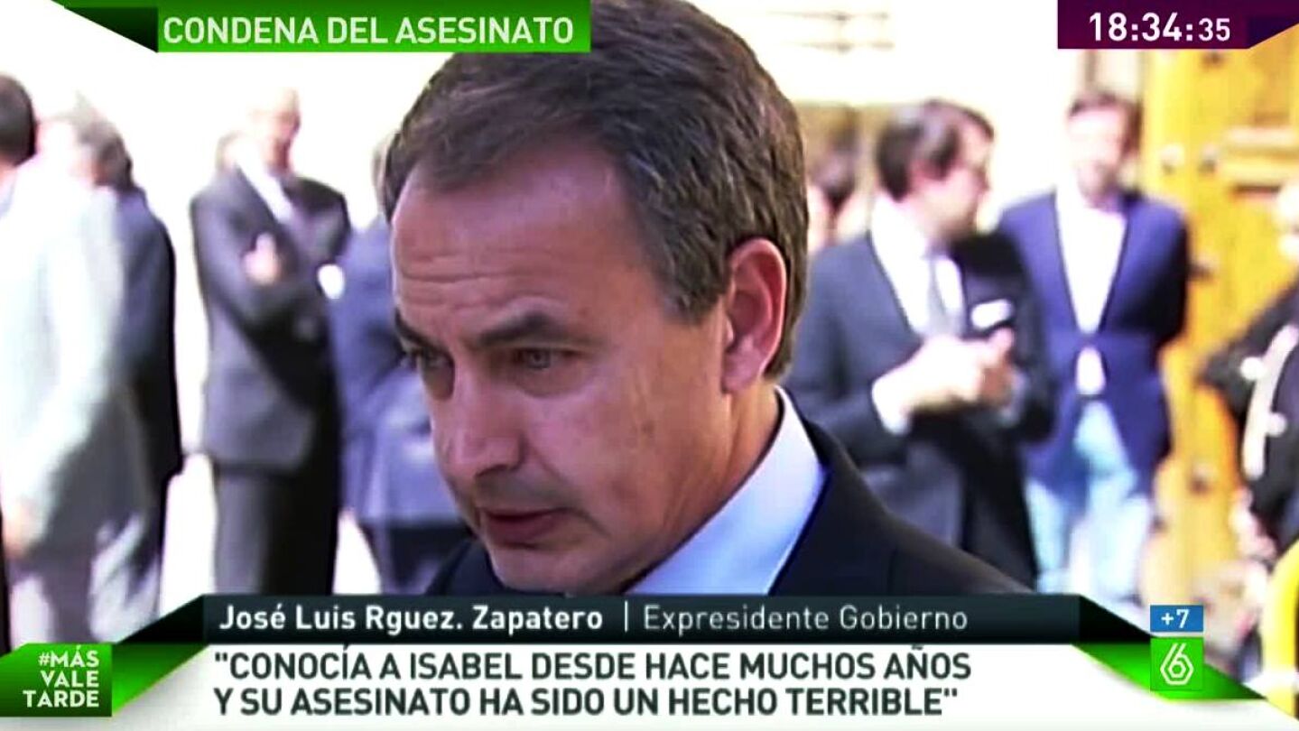 Jos&eacute; Luis Rodr&iacute;guez Zapatero habla sobre Carrasco