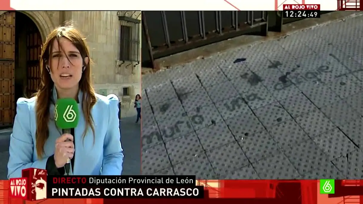 Pintadas ofensivas contra Isabel Carrasco