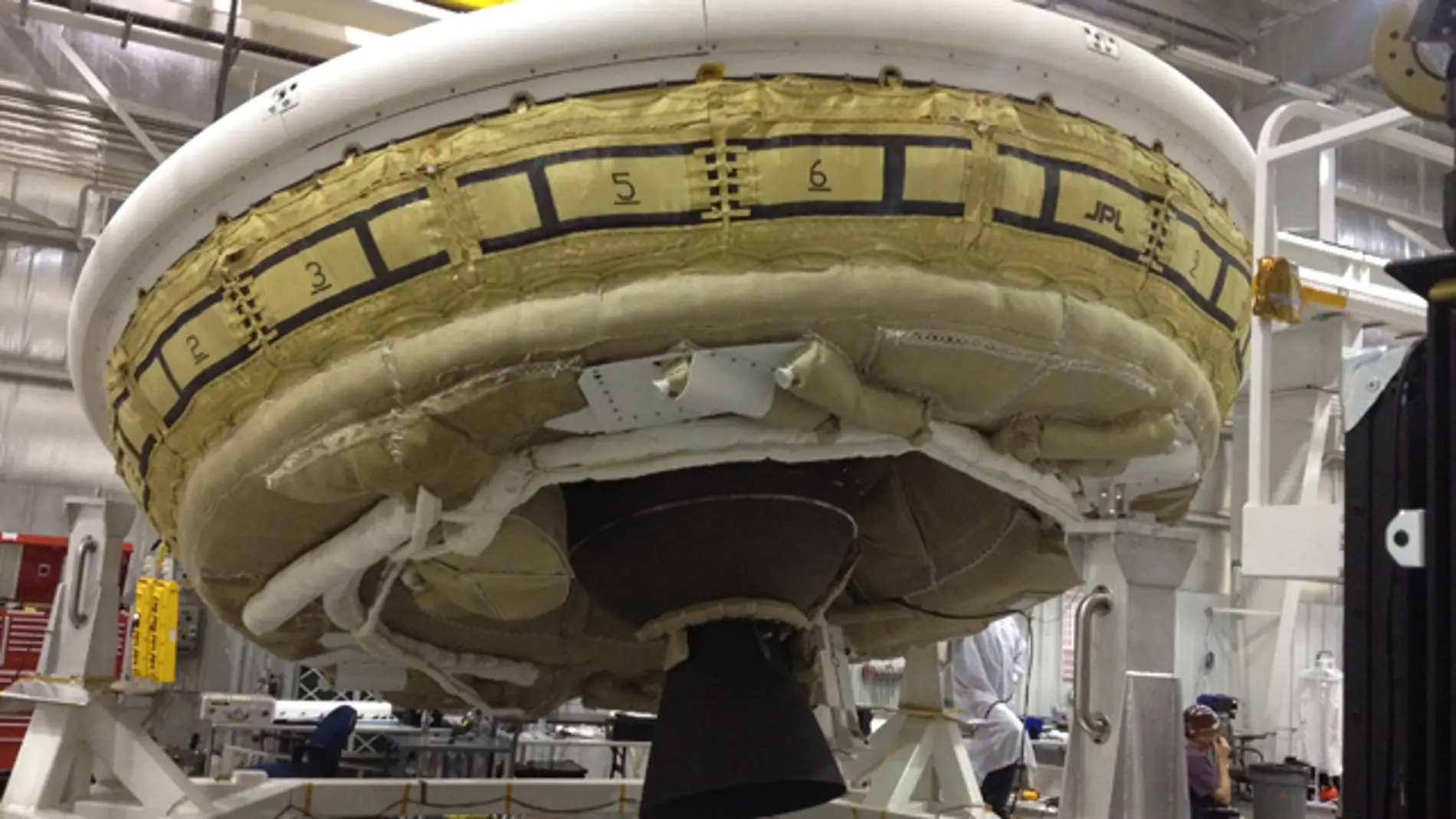 LDSD o platillo volante de la NASA